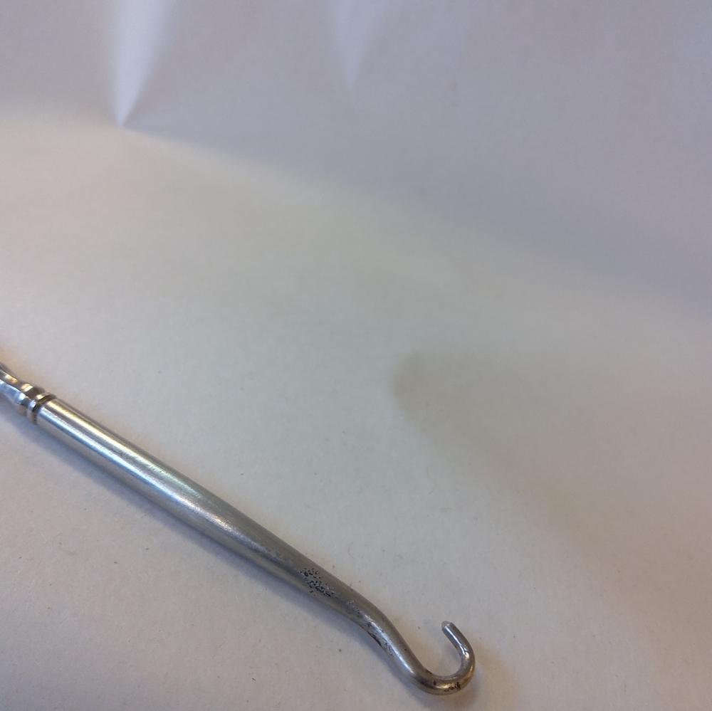 Antique Victorian Sterling Button Hook Steampunk … - image 5